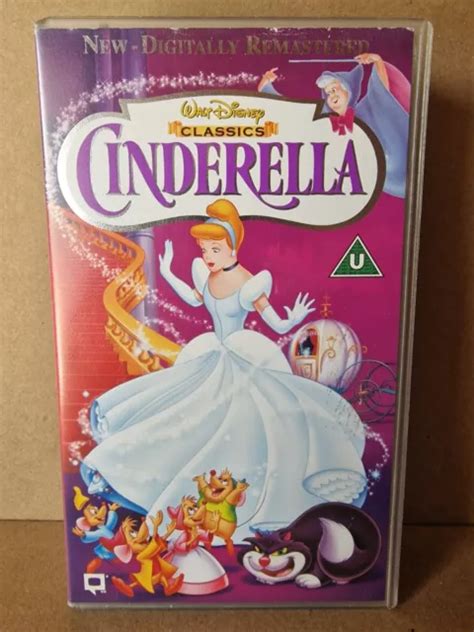 CINDERELLA WALT DISNEY Classics VHS Video Tape Digitally Remastered 4