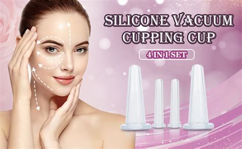 Futurekart Silica Gel Vacuum Cupping Cups Massage Set With Bag Face