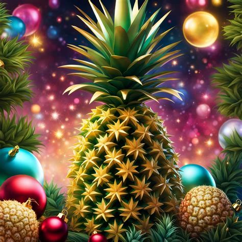 Christmas Pineapple Ai Generated Artwork Nightcafe Creator