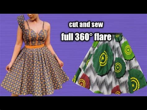 How To Cut And Sew A Full 360 Flare Cut And Sew A Full Flare