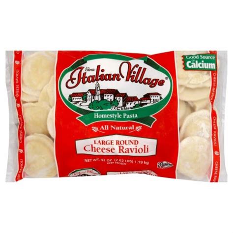 Gina Italian Village Large Round Cheese Ravioli Oz Kroger