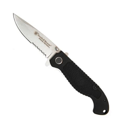 Smith And Wesson Special Tactical Liner Lock Drop Point Folding Knife Cktacsdcp Palmetto State