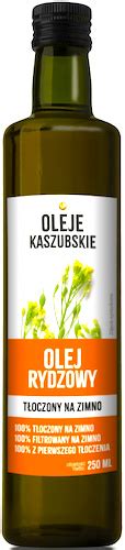 Oleje Kaszubskie Olej Rydzowy z Lnianki Tłoczony na Zimno z Pierwszego