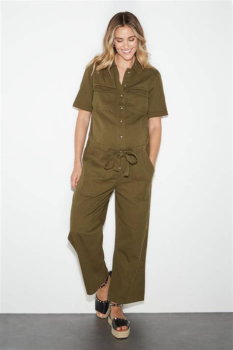 Jumpsuits Maternity Khaki Jumpsuit Dorothy Perkins