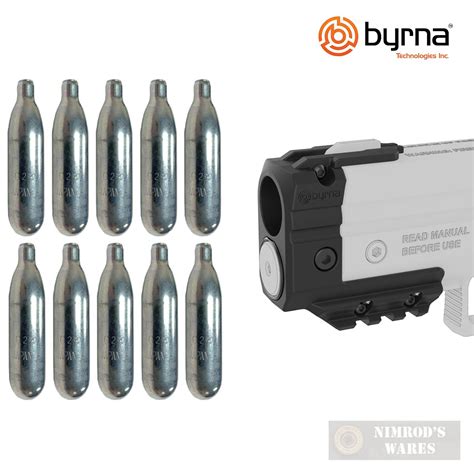 Byrna Boost 12 Gram Co2 Adaptor 10 Pk 12 Gram Cartridges Hd68331