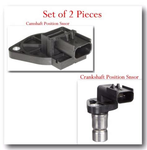 Set Of 2 Camshaft Crankshaft Position Sensors Fits Chrysler Dodge