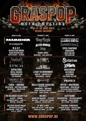 Graspop Metal Meeting - The Evanescence Reference