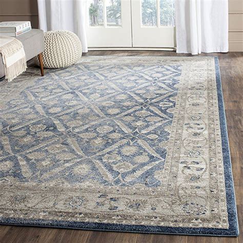 SAFAVIEH Sofia Collection 5 1 X 7 7 Blue Beige SOF378C Vintage