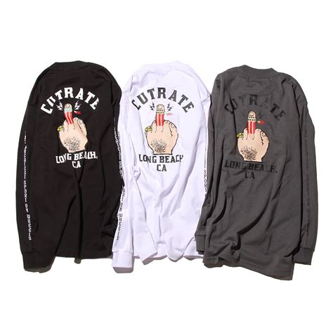 CUTRATE FUCK FLAG L S TSHIRT