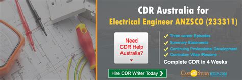 Cdr Report For Electrical Engineer Anzsco Code 233311 Cdr Writing Help