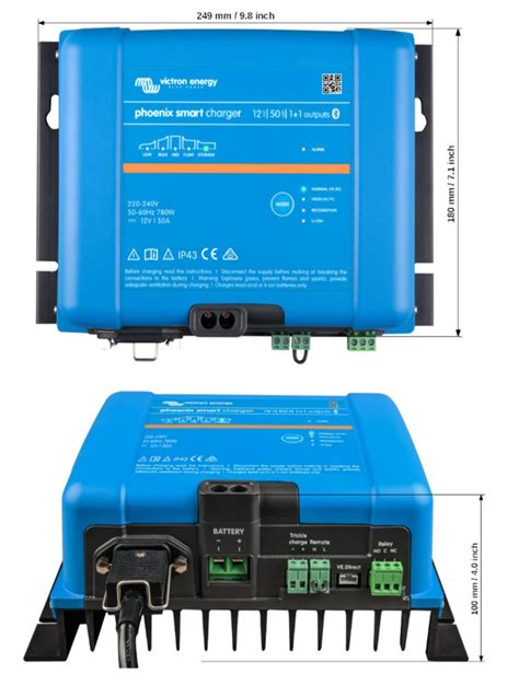 Controlador De Carga Carregador De Bateria Náutico Victron Phoenix