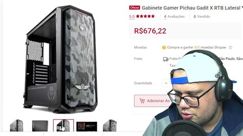 Gabinete Gamer Pichau Gadit X Rtb Lateral Vidro Led Rgb Youtube