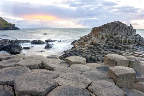 Sunset at Giant s causeway ⬇ Stock Photo, Image by © Aitormmfoto #58901069