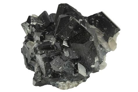 1 9 Black Tourmaline Schorl Crystals On Smoky Quartz Namibia