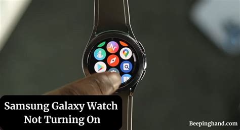 Samsung Galaxy Watch Not Turning On Reasons Solutions