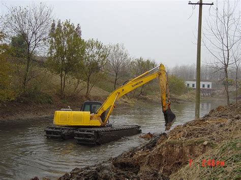 Amphibious Excavator Swamp Excavator Marsh Buggy Big Float By Jinan