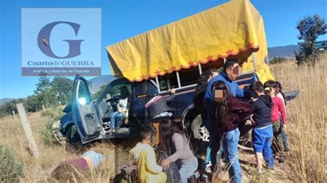 Choque Entre Dos Veh Culos Deja Tres Lesionados En La Tlaxco Apizaco