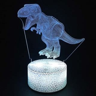 Dinosaur 3D Lampe En Flot Natlampe Ledide Dk