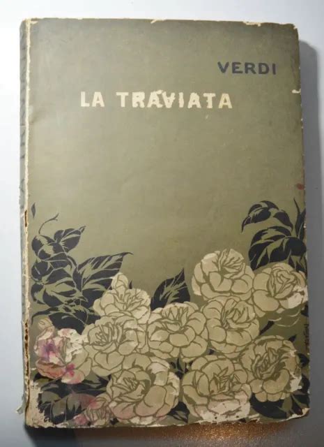 Ancien Livret La Traviata De Verdi Violetta Partition Chant En