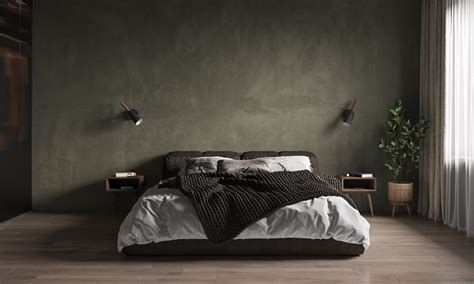 Behance 上的橄榄绿色卧室 | Olive green bedrooms, Bedroom green, Bedroom interior