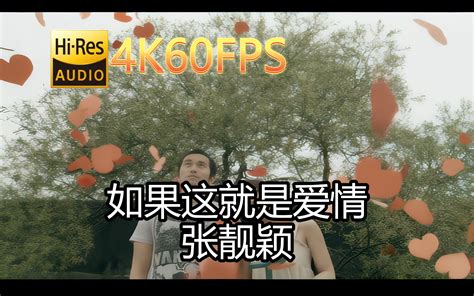 张靓颖 如果这就是爱情无损音质4k60mv 中文字幕 Sqflac1644 无损hi Res音乐 无损hi Res音乐 哔哩哔哩视频