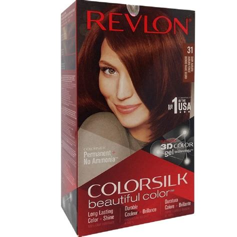 Thuốc Nhuộm Tóc Revlon Colorsilk Haircolor 31 Dark Auburn 591ml Chính