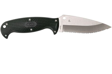 Spyderco Jumpmaster 2.0 H1 FB24SBK2 serrated, fixed knife | Advantageously shopping at ...