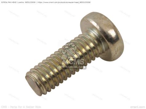 Screw Pan Head Yamaha Buy The At Cmsnl