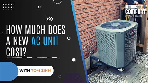 How Much Does A New AC Unit Cost YouTube