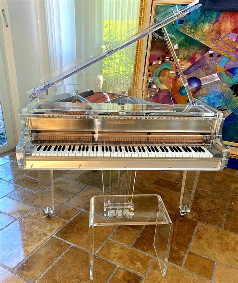 Unique Transparent Plexiglass Crystal Grand Piano A Pianos