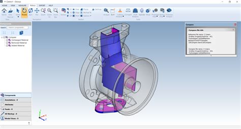 Compare 3D CAD files - Glovius