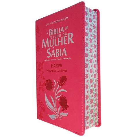 Biblia De Estudo Da Mulher Sabia Ndice Letra Grande Harpa Shopee