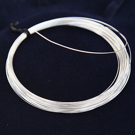 925 Sterling Silver Wire Diy Jewlery Findings Material Silver Wire Craft Wire 1 Meter Roll In