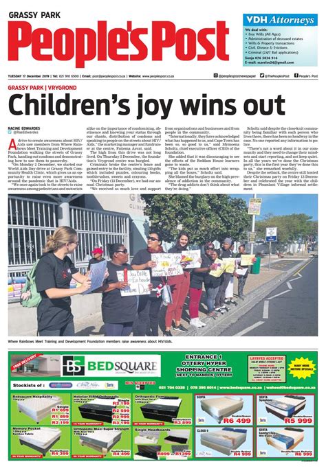 Peoples Post Grassy Park 17 December 2019 By Peoples Post Issuu