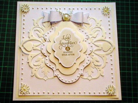 60 Cardmaking Tutorial Ivory And White Anna Griffin Fretwork Fancy