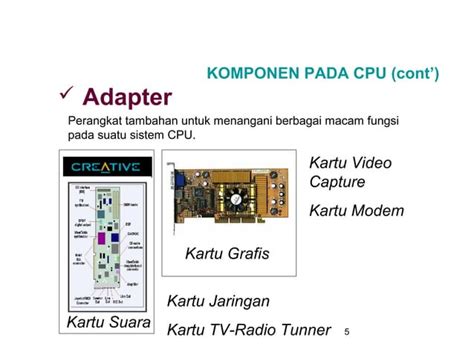 Komponen Hardware Komputer Ppt