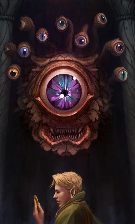 Beholder | Dungeons and dragons art, Fantasy concept art, Fantasy creatures