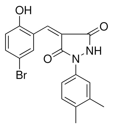 4 5 BROMO 2 HYDROXY BENZYLIDENE 1 3 4 DIMETHYL PHENYL PYRAZOLIDINE