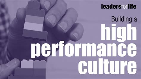 Leadership Skills Building A High Performance Culture From Compliance To Commitment Youtube