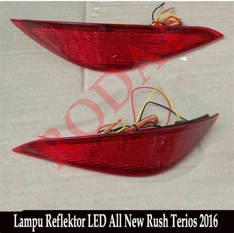 Jual Lampu Reflektor Bumper Belakang Led All New Rush Terios Nyala