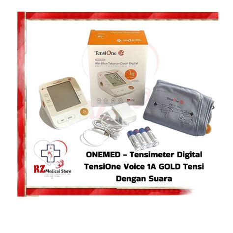 Jual ONEMED Tensimeter Digital TensiOne Voice 1A GOLD Tensi Dengan