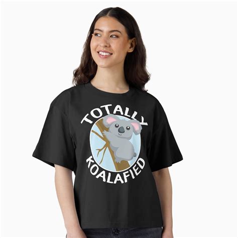 "Totally Koalafied Funny Koala T Shirt" Sticker for Sale by bitsnbobs