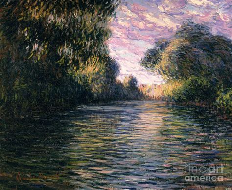 Morning On The Seine Painting By Claude Monet