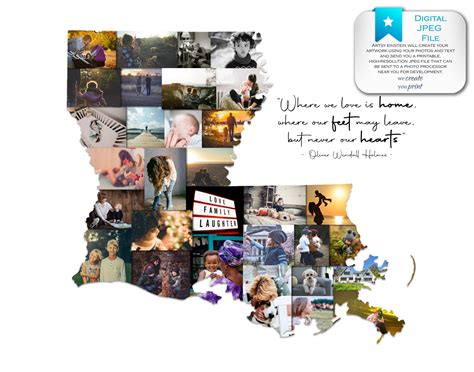 Louisiana Art: Premium, Personalized Photo Collage | Artsy Einstein