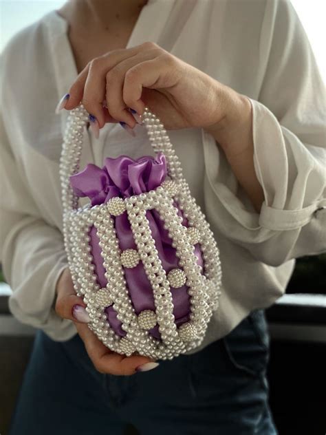 Hand Beaded Bag Beaded Bags Hand Beading Handmade Jewelry Tutorials