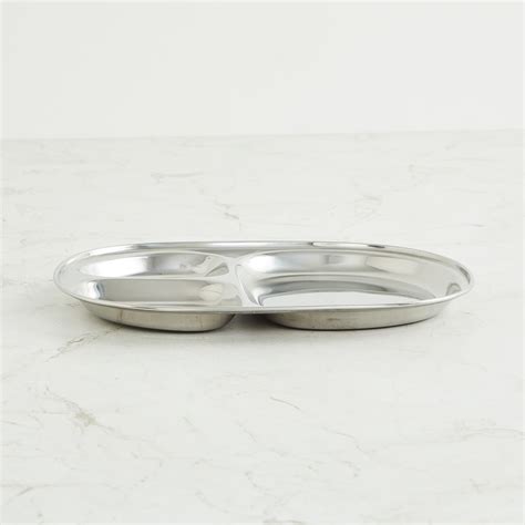 Buy Corsica Aristo Set Of Stainless Steel Serving Plates From Home