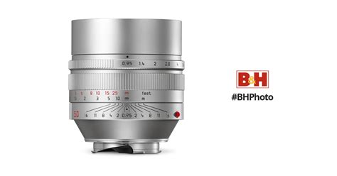 Leica Noctilux M 50mm F 0 95 ASPH Lens Silver 11667 B H Photo