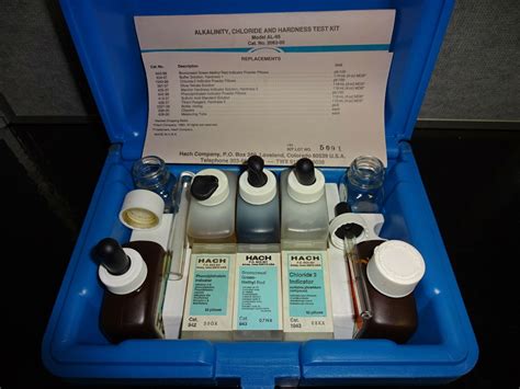 Hach Alkalinity Chloride Hardness Test Kit AL 95 SMI Soluções