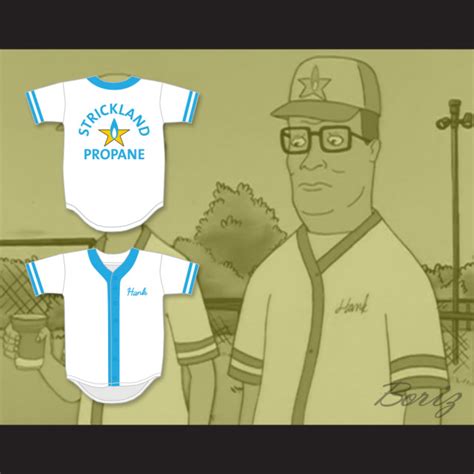 Hank Hill Strickland Propane Softball Team Baseball Jersey