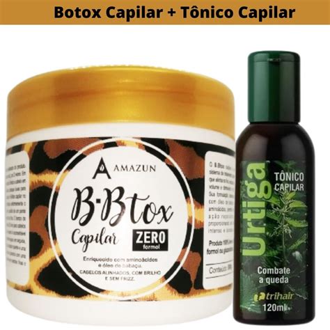 Botox Capilar Cabelos Alinhados Brilho Zero Formol T Nico Capilar